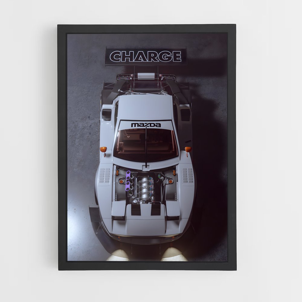 Poster Charge Turbo – affiche Mazda (vue 2)